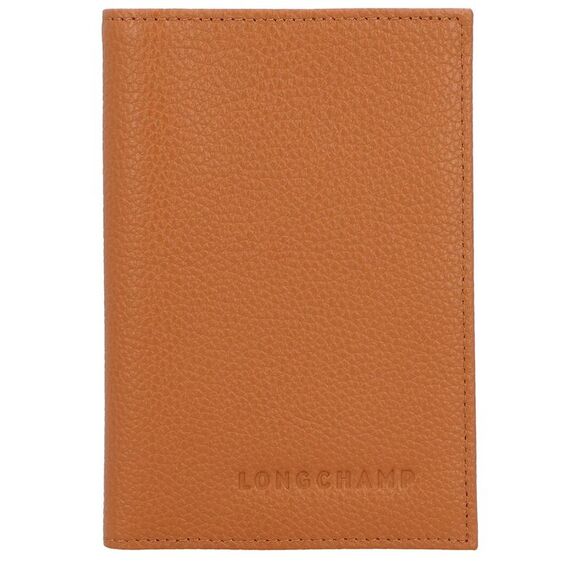 Longchamp Handbags - Longchamp Le Foulonne Leather Card Case, Brown
